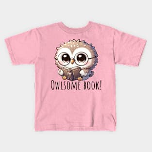 Owlsome book Kids T-Shirt